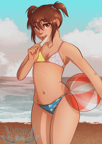 Mintexce bikini fanart